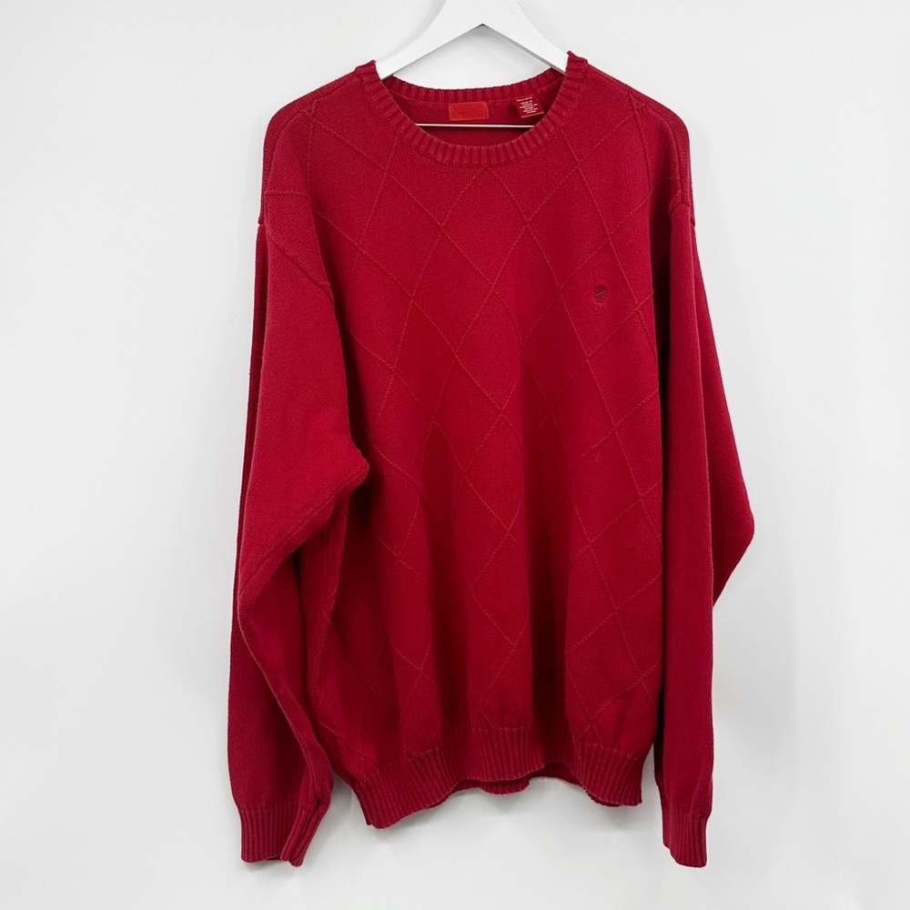 Vintage Baggy Diamond Grandpa Sweater Size 3XL Granolacore